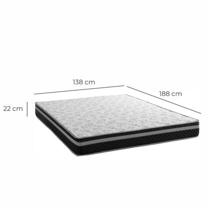 Imagem de Colchão Molas Ensacadas Queen Herval Selerno 158cm Firme