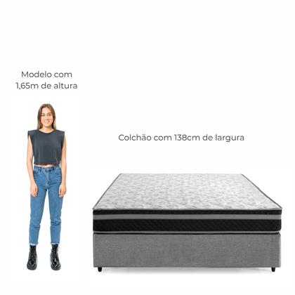 Imagem de Colchão Molas Ensacadas Queen Herval Selerno 158cm Firme
