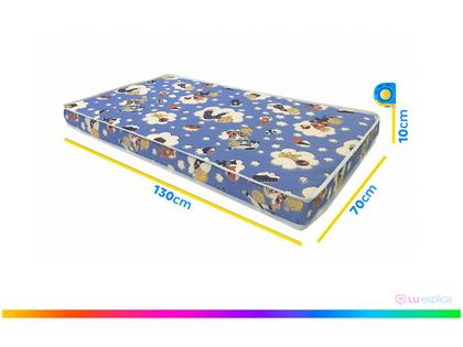 Imagem de Colchão Ortobom Baby Physical D18 70x130x10 Azul