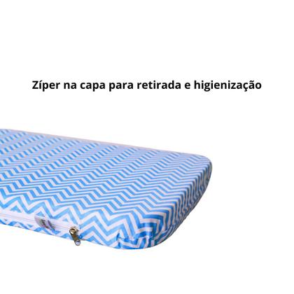 Imagem de Colchão Oval Para Moisés Colchão P/ Carrinho Que Vira Moisés