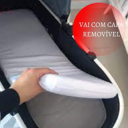Imagem de Colchão oval para moisés ou carrinho que vira moisés