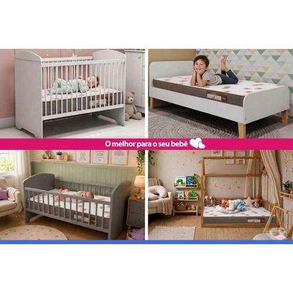 Imagem de Colchão p/Berço D28 Light Saúde Infantil - 70x130x12 - Ortobom