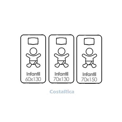 Imagem de Colchão p/ Berço Top Baby White - 70x130x10 - Paropas