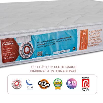 Imagem de Colchão para Berço Desmontável Chiqueirinho Cercadinho D17 100x70x6cm BF Colchões