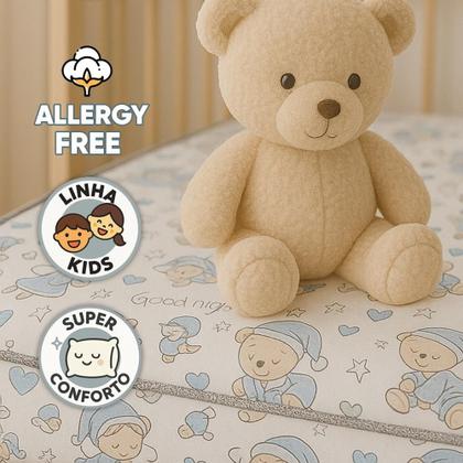 Imagem de Colchão para Berço Espuma D20 Sonequinha Antialérgico e Antiácaro Todos Tamanhos - Maestro Colchões