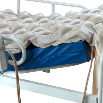 Imagem de Colchão pneumático air plus anti escaras dellamed bege 220v