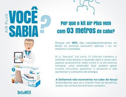 Imagem de Colchão Pneumático Com Compressor - Air Plus - Dellamed