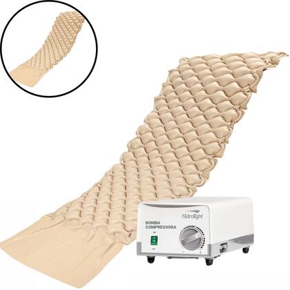 Imagem de Colchão Pneumático Hospitalar até 130kg Anti Escaras Bivolt com Motor Hidrolight