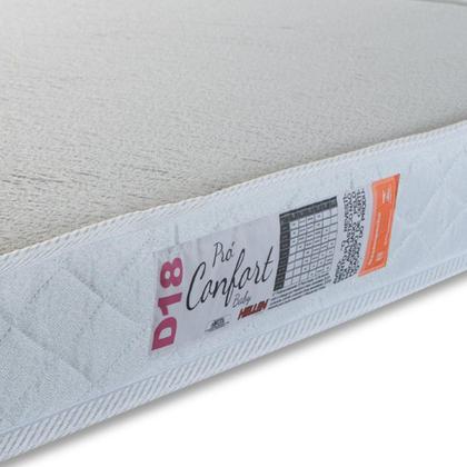 Imagem de Colchão Pro Confort Baby D18 1013070 Liso Branco