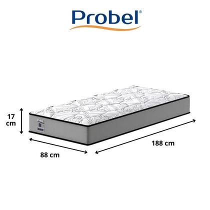Imagem de Colchão Probel Solteiro A Vácuo Night and Day INBOX Espuma D28 17x88x188cm