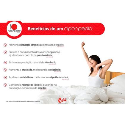 Imagem de Colchão Queen c/ Vibro Massagem Molas Tecnopedic Premium Niponpedic (158x198x32) - Castor