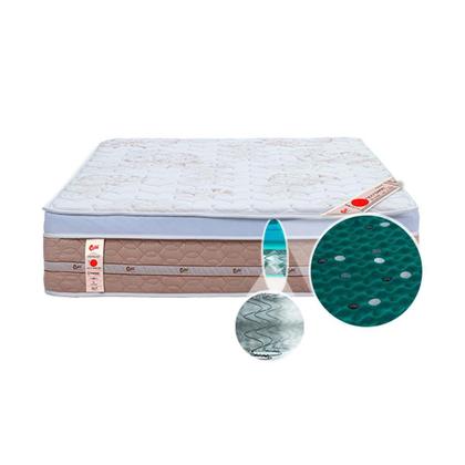 Imagem de Colchão Queen c/ Vibro Massagem Molas Tecnopedic Premium Niponpedic (158x198x32) - Castor