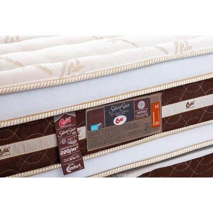 Imagem de Colchão Queen Castor Silver Star Air Double Face Pocket Hibrido 158x198x34