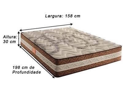 Colchão Queen Cerejeiras 30X198X158 Paropas - Alpoim Imagem de Colchão Queen Cerejeiras 30X198X158 Paropas