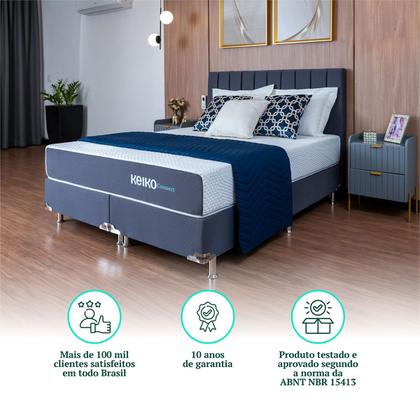 Imagem de Colchão Queen D33 Connect Molas Ensacadas Massageador 25x158x198 Keiko