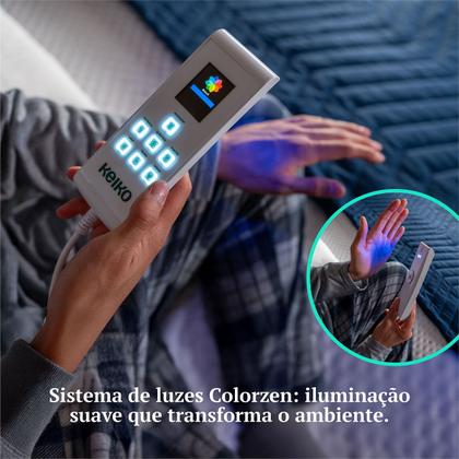 Imagem de Colchão Queen D33 Connect Molas Ensacadas Massageador 25x158x198 Keiko