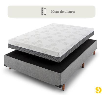 Imagem de Colchão Queen De Molas Ensacadas 158x198x20cm D33 SDB Colchões