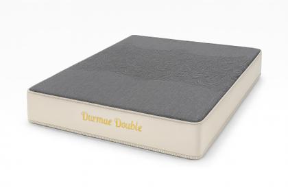 Imagem de Colchão Queen Dupla Face com Massageador Veludo Marfim-100% Espuma-Densidade D33/D28-25 cm 158x198