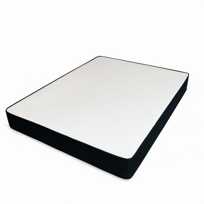 Imagem de Colchão Queen Dupla Face com Massageador Veludo Preto-100% Espuma-Densidade D33/D28-25 cm 158x198