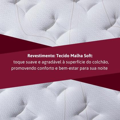 Imagem de Colchão Queen Molas Ensacadas Orthocrin Molas Splendor Top Pillow Top - 158x198x32 Conforto Firme Alto Suporte de Peso