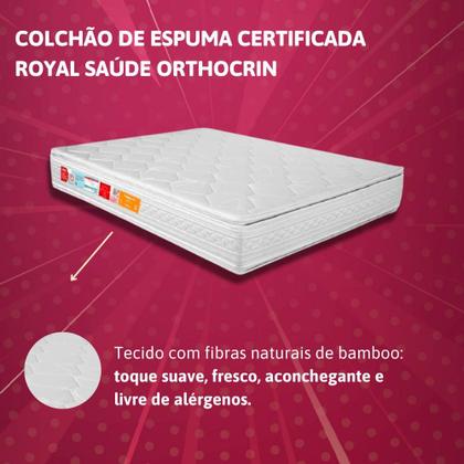 Imagem de Colchão Queen Orthocrin D45 Pillow Top Royal Saúde Plus