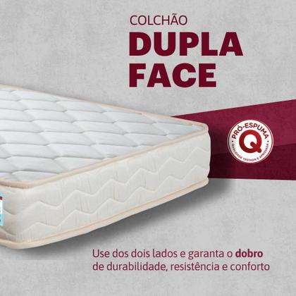 Imagem de Colchão Queen Ortopédico Espuma D33 Orthocrin Cristal 158x198x25 Espuma Certificada Conforto Firme Tecido Antialérgico