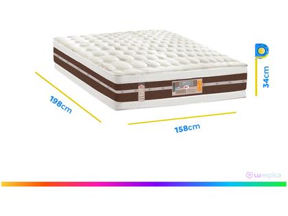 Imagem de Colchão Queen Size Castor Mola Pocket