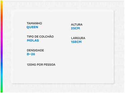 Imagem de Colchão Queen Umaflex de Mola Ensacada