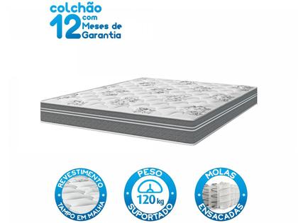 Imagem de Colchão Queen Umaflex de Molas Ensacadas 20x158x198cm Beta