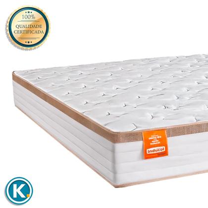Imagem de Colchão Soft Gel Queen Isis Real Inducol Molas Ensacadas