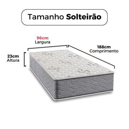Imagem de Colchão Solteirão Espuma D33 Ortopédico Piemonte 96x203x23cm Maestro Colchões