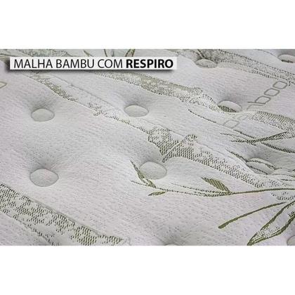 Imagem de Colchão Solteirão Molas Ensacadas Visco MasterPocket Imperatore Eco Bamboo Euro Pillow (96x203x34) - Herval