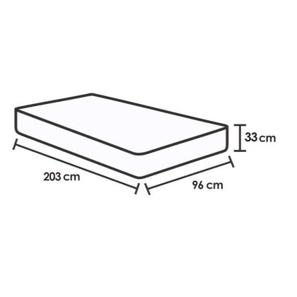 Imagem de Colchão Solteirão Molas Superlastic King Best (96x203x33) - Anjos