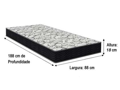 Colchão Solteiro Airtech 150 18X188X88 Ortobom - Alpoim Imagem de Colchão Solteiro Airtech 150 18X188X88 Ortobom