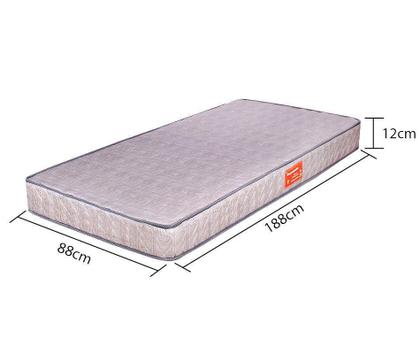Imagem de Colchão Solteiro Espuma Certificada D20 Antialérgico BF Colchões 88x188x12cm
