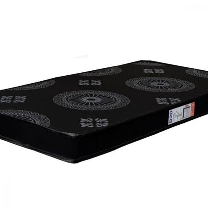 Imagem de Colchão Solteiro Espuma D20 Pro Confort 78x188x12cm Preto Preto