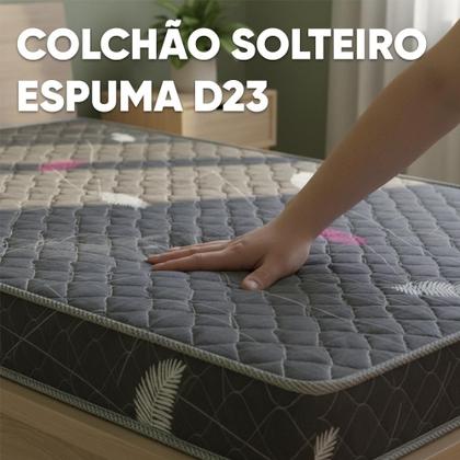 Imagem de Colchão Solteiro Espuma D23 88x188x14cm Puffão