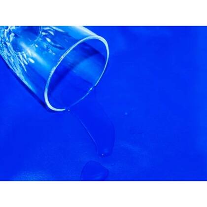 Imagem de Colchão Solteiro Espuma D23 Hospitalar Impermeável Cristal Napa Azul (78x188x12) - Polar