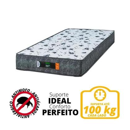 Imagem de Colchão Solteiro Espuma D28 Resistente Premium 18x88x188