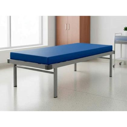 Imagem de Colchão Solteiro Hospitalar Impermeável D26 Napa Azul (88x178x12) - Ortobom