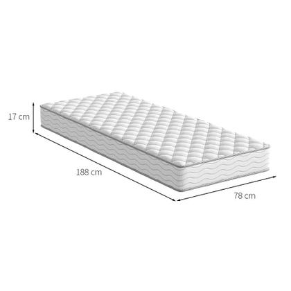 Imagem de Colchão Solteiro Howie Misto D33 (17x78x188) Branco