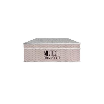 Imagem de Colchão Solteiro Mola Ensacada 78CMX25CMX188CM Airtech Spring Pocket Ortobom Bege Branco