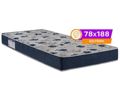 Imagem de Colchão Solteiro Ortobom D28 Physical 18x 188x 78 cm Branco/Azul