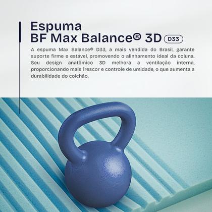 Imagem de Colchão Solteiro Ortopédico BF Antistress a Vácuo 88x188cm BF Colchões