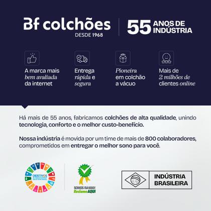 Imagem de Colchão Solteiro Ortopédico BF Antistress a Vácuo 88x188cm BF Colchões