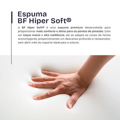 Imagem de Colchão Solteiro Ortopédico BF Antistress a Vácuo 88x188cm BF Colchões