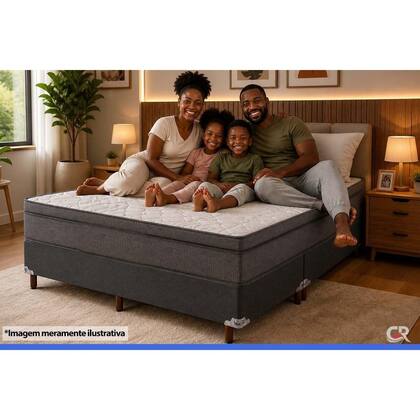 Imagem de Colchão Solteiro Ortopédico D28 / EP Anatômico OrthoPremium Euro Pillow Brown (78x188x24) - Polar