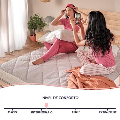 Imagem de Colchão Solteiro Ortopédico de Espuma D28 a Vácuo 88x188cm BF Colchões