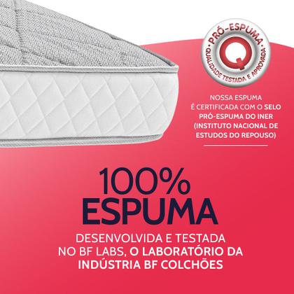 Imagem de Colchão Solteiro Ortopédico de Espuma D28 a Vácuo 88x188cm BF Colchões