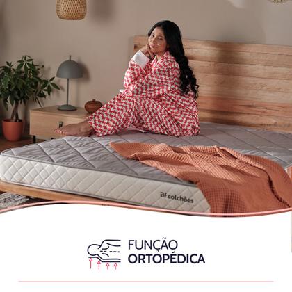 Imagem de Colchão Solteiro Ortopédico de Espuma D28 a Vácuo 88x188cm BF Colchões